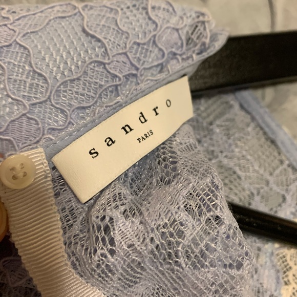 Sandro light blue floral dress - Picture 5 of 5